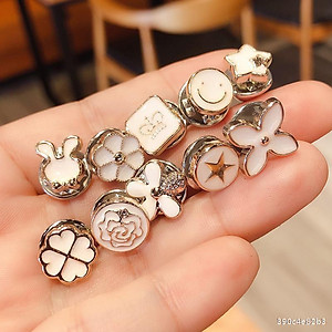 Set 10 Khuy Cài Áo Mini Trang Trí