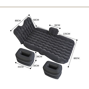 Nệm Giường hơi để xe ô tô- nệm hơi xe hơi-Đệm xe hơi vải nhung