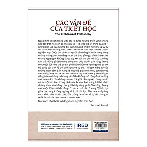 Sách Các Vấn Đề Của Triết Học (The Problems of Philosophy) - Bertrand Russell - IRED Books