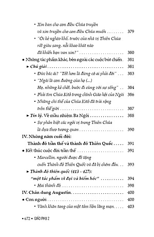 GIÁO PHỤ - Tập II  - Thế Kỷ IV-VIII