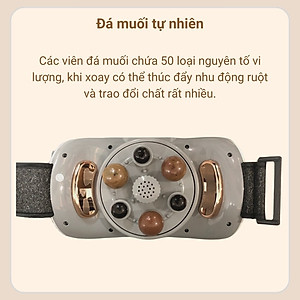 Máy Massage Bụng TQ-109, Máy tan Mỡ Bụng, Đai Massage tan Mỡ Bụng Tích Hợp Xoay Đá Nóng Kết hợp Làm Nóng Hồng Ngoại