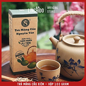 Trà Mãng Cầu Nguyễn Văn - 100% mãng cầu xiêm tươi sấy khô - Hộp 100 GRAM