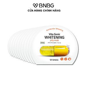 Combo 10 Mặt Nạ BNBG Dưỡng Trắng Da Vita Genic Whitening Jelly Mask 30ml x10