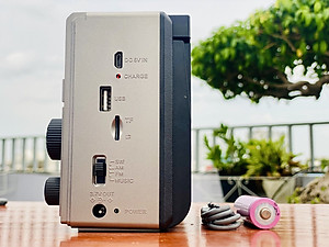 Đài radio 310BT Chất Lượng Tốt Am/Fm/Sw Đa Chức Năng Radio Với USB/Khe Cắm SD -kết nôi Bluetooth -tích hợp pin sạc-Hàng Chính Hãng