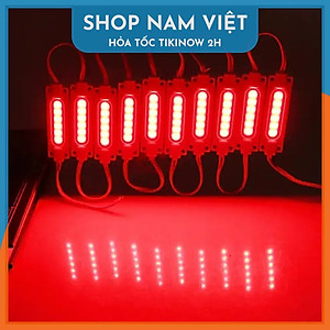10 Bóng LED Module COB 12/24V Trang Trí Bảng Hiệu Siêu Sáng, Chống Nước
