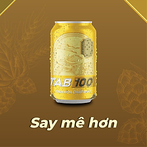Bia lon TAB GOLD thùng 24 lon (330ml/lon)