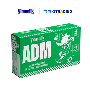 Sữa dinh dưỡng Vinamilk ADM Có Đường - Thùng 48 hộp 110ml
