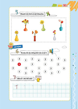 Sách POMath - Toán Tư Duy Cho Trẻ Em 4-6 Tuổi (Tập 1)