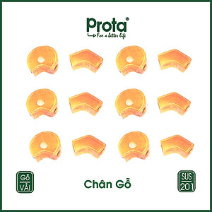 [CHÍNH HÃNG] Nhà banh, kiêm làm cũi kết cấu chân gỗ cao cấp Prota + tặng Đồng hồ ghép hình cao cấp