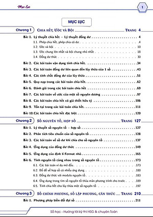 Một số chủ đề Số Học hướng tới kì thi HSG &amp; chuyên toán - NTbooks 