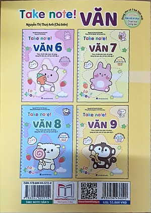 Sách Take Note ! Văn 9 (Dùng cho 3 bộ SGK mới) (Bản gáy thường)