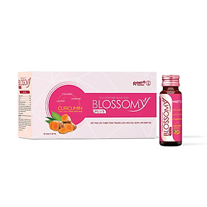 Nước uống collagen giúp sáng da, dạ dày khỏe Blossomy lốc 10 chai x 50ml