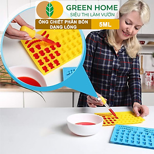 Ống Pipet GreenHome, 5ml, D15cm, Chiết Phân Bón Dạng Nước, Có Vạch Định Lượng, Đa Năng, Tiện Dụng