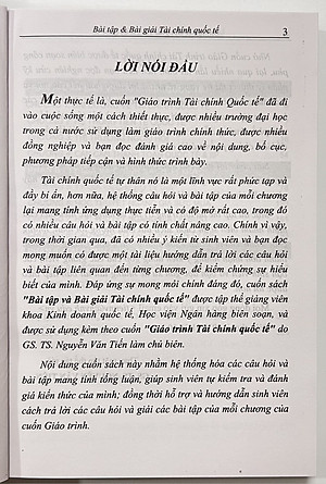 Sách - Bài Tập & bài Giải Tài Chính Quốc Tế 2023