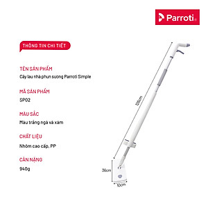Cây lau nhà tự vắt thông minh, tự vắt phun sương 3 trong 1 SP02