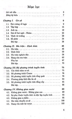 Cơ Sở Đại Số Tuyến Tính