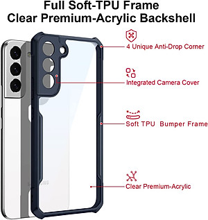 Ốp lưng chống sốc cho Samsung Galaxy S22 / S22 Plus / S22 Ultra hiệu Xundd Fitted Armor Case trang bị túi khí bảo vệ góc, gờ bảo vệ camera - hàng nhập khẩu