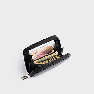 Ví Yuumy ( Thời trang nữ dáng ngắn cầm tay khóa kéo - Ví da Seasand YV99 )