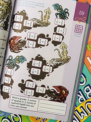 Sách summer brain quest 4&5 phát triển tư duy iq cho bé - in màu ( tiếng anh, 9 - 10 tuổi )