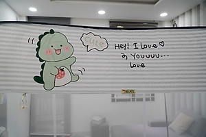 Màn Chụp Đỉnh Vuông Cao Cấp Mộc Miên ( Hình thật )