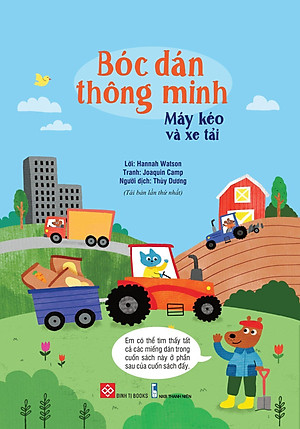 Sách Bóc Dán Thông Minh - Máy Kéo Và Xe Tải