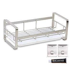 Kệ đựng dụng cụ rửa chén dán tường inox 304 Hobby Home Decor KRC6