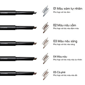 Chì kẻ mày PERFECT DIARY 0.28g chống thấm nước 5 màu tùy chọn