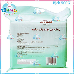 BỊCH KHĂN VẢI KHÔ ĐA NĂNG 500GR - AIKO (HÀNG VIỆT NAM CHẤT LƯỢNG CAO)