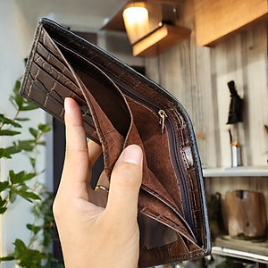 Ví Nam Gù Cá Sấu Lớn 2 Mặt Cao Cấp