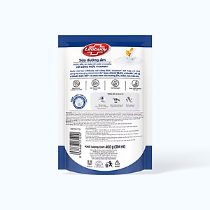 Nước rửa tay sạch khuẩn Lifebuoy Túi 400G - Sữa dưỡng ẩm