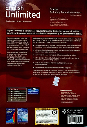 English Unlimited - Starters - WB with CD Reprint Edition
