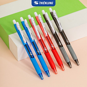 Combo 5-10-20 Bút Bi Thiên Long TL-095 - Tự động thu ngòi khi cài vào túi áo