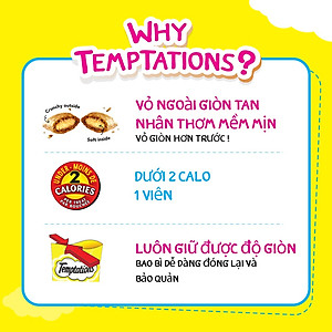 Bánh Thưởng Cho Mèo Temptations Vị Cá Ngừ 75g/túi