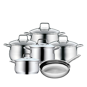 Bộ Nồi Chảo 6 Món WMF Brillant Chất Liệu Thép Không Gỉ, Size 16, 16, 20, 20, 24, 24cm - 0739166030