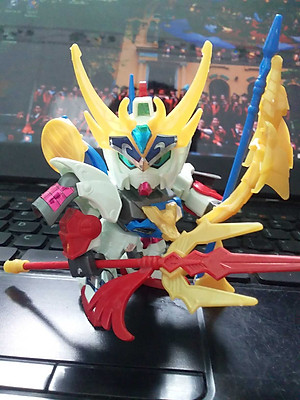 Đồ Chơi Xếp hình Gundam Triệu Tử Long - Mô Hình Lắp ghép Tam Quốc A004