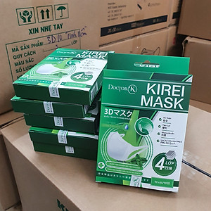 < 1 HỘP 10 CÁI> KHẨU TRANG 3D MASK NGƯỜI LỚN - có mùi thơm bạc hà, chống say xe hiệu quả - Doctor K