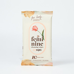 Khăn ướt phụ khoa Ecowipes vệ sinh cô bé cho phụ nữ hương Daisy kháng khuẩn khử mùi siêu tiện lợi