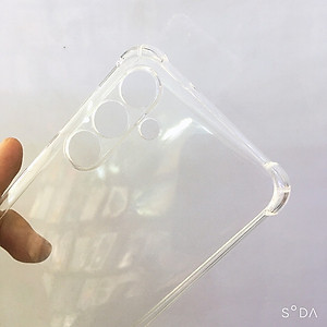 Ốp lưng và cường lực cho Samsung Galaxy M55 5G - Loại trong suốt chống sốc 4 góc ( hàng chính hãng)