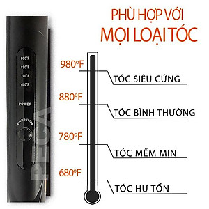 Máy duỗi tóc điều chỉnh 4 mức nhiệt độ Kemei KM-8889 có thể duỗi uốn cụp đuôi tạo kiểu tóc phù hợp với mọi tình trạng tóc