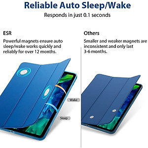 Bao Da Dành Cho iPad Pro 11 inch và 12.9 inch 2020 ESR Rebound Slim Smart Case - Hàng Nhập Khẩu