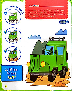 Tô Màu Theo Từng Bước - Ô Tô, Xe Công Trình, Tàu Thủy 1