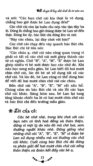 Sách 168 Chuyện Kể Hay Nhất Dành Cho Trẻ Mầm Non (Tái Bản 2018)