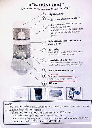 Bình Lọc Nước Legend 23L (Trắng)