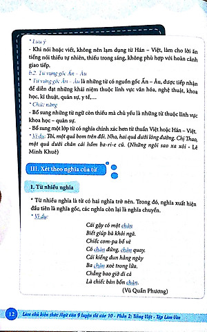 Sách Làm Chủ Kiến Thức Ngữ Văn 9 - Luyện Thi Vào 10 Phần 2: Tiếng Việt - Tập Làm Văn