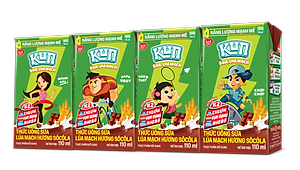 Thùng 48 Hộp Sữa SoCola Lúa Mạch KUN 110ml/hộp