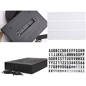 Hộp đèn led gắn chữ cái trang trí size A4 cực đáng yêu