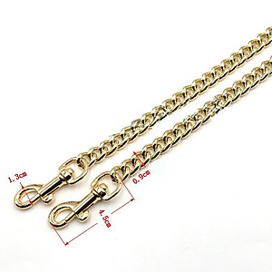 dây xích kim loại đeo vai túi xách quai giống túi Coach có cắt ngắn theo ý khách