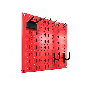 Bảng treo dụng cụ SMLIFE Pegboard cơ khí SQ – Đỏ