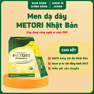 Men dạ dày METORI Nhật Bản - "Khắc tinh" Viêm loét Dạ dày, khuẩn HP, Trào ngược, hộp 10 gói