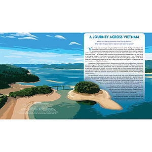 Sách The Land Of Charm - Picture Atlas Of Vietnam - Đất Nước Gấm Hoa (English Version)